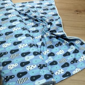 Baumwoll Jersey Stoff bedruckt, Meterware – Elastischer Baumwolljersey für Kleidung & Nähen