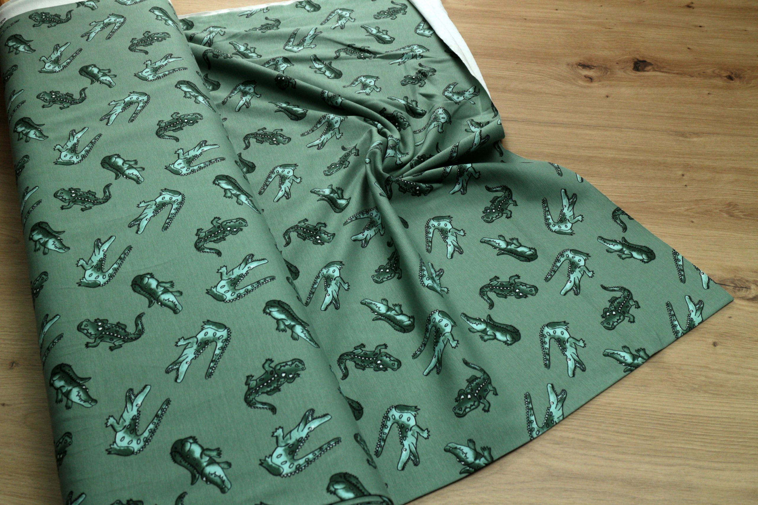Baumwoll Jersey Stoff bedruckt, Meterware – Elastischer Baumwolljersey für Kleidung & Nähen