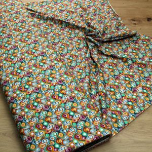 Baumwoll Jersey Stoff bedruckt, Meterware – Elastischer Baumwolljersey für Kleidung & Nähen