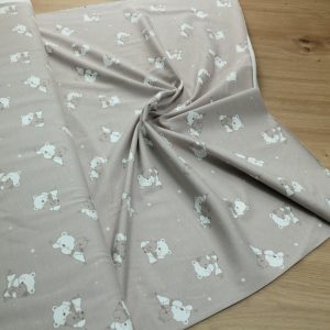 Baumwoll Jersey Stoff bedruckt, Meterware – Elastischer Baumwolljersey für Kleidung & Nähen