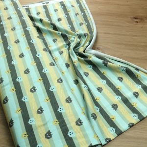 Baumwoll Jersey Stoff bedruckt, Meterware – Elastischer Baumwolljersey für Kleidung & Nähen