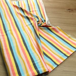 Baumwoll Jersey Stoff bedruckt, Meterware – Elastischer Baumwolljersey für Kleidung & Nähen