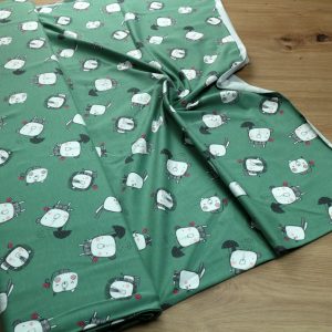 Baumwoll Jersey Stoff bedruckt, Meterware – Elastischer Baumwolljersey für Kleidung & Nähen