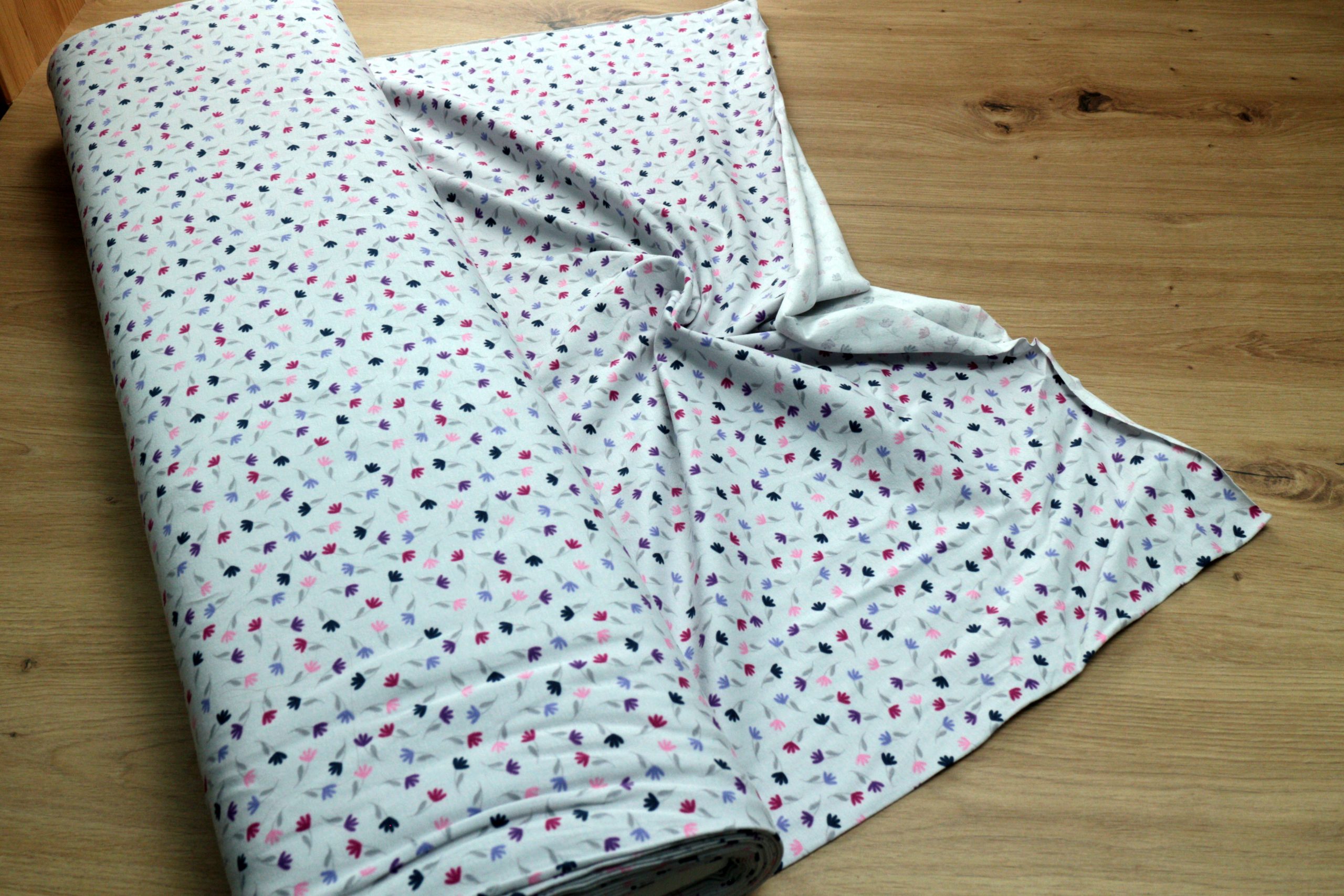 Baumwoll Jersey Stoff bedruckt, Meterware – Elastischer Baumwolljersey für Kleidung & Nähen