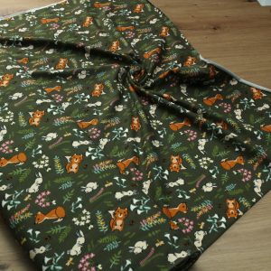 Baumwoll Jersey Stoff bedruckt, Meterware – Elastischer Baumwolljersey für Kleidung & Nähen