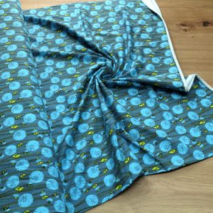 Baumwoll Jersey Stoff bedruckt, Meterware – Elastischer Baumwolljersey für Kleidung & Nähen