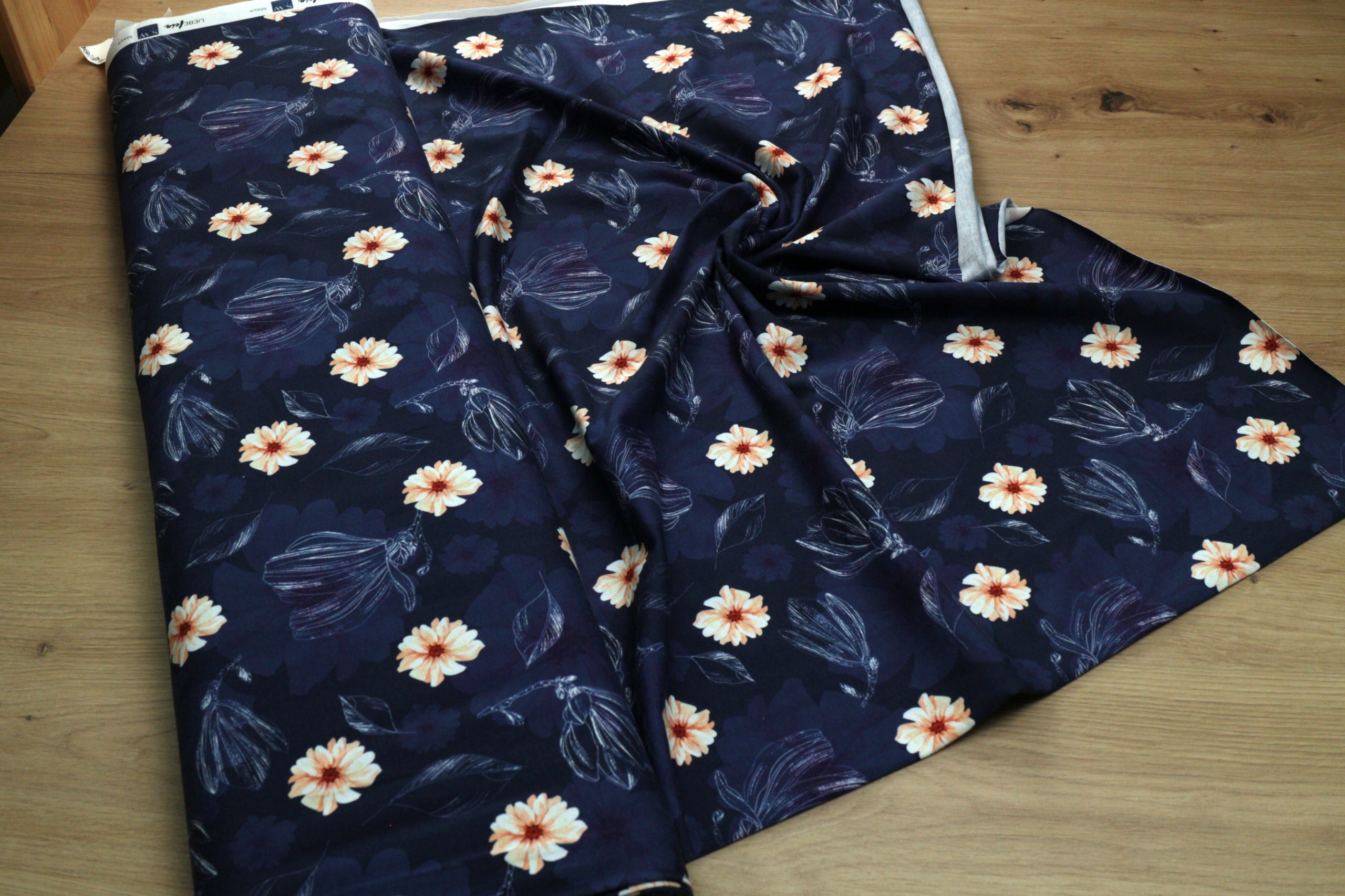 Baumwoll Jersey Stoff bedruckt, Meterware – Elastischer Baumwolljersey für Kleidung & Nähen