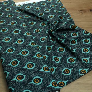 Baumwoll Jersey Stoff bedruckt, Meterware – Elastischer Baumwolljersey für Kleidung & Nähen