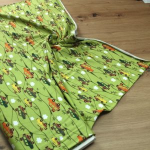 Baumwoll Jersey Stoff bedruckt, Meterware – Elastischer Baumwolljersey für Kleidung & Nähen