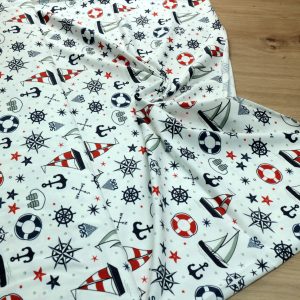 Baumwoll Jersey Stoff bedruckt, Meterware – Elastischer Baumwolljersey für Kleidung & Nähen