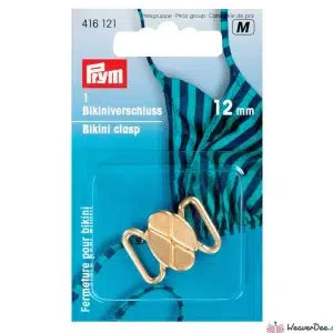 Prym Bikini- und Gürtelverschluss MET 12 mm goldfarbig